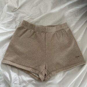 TNA cozy fleece perfect hi-rise mini short